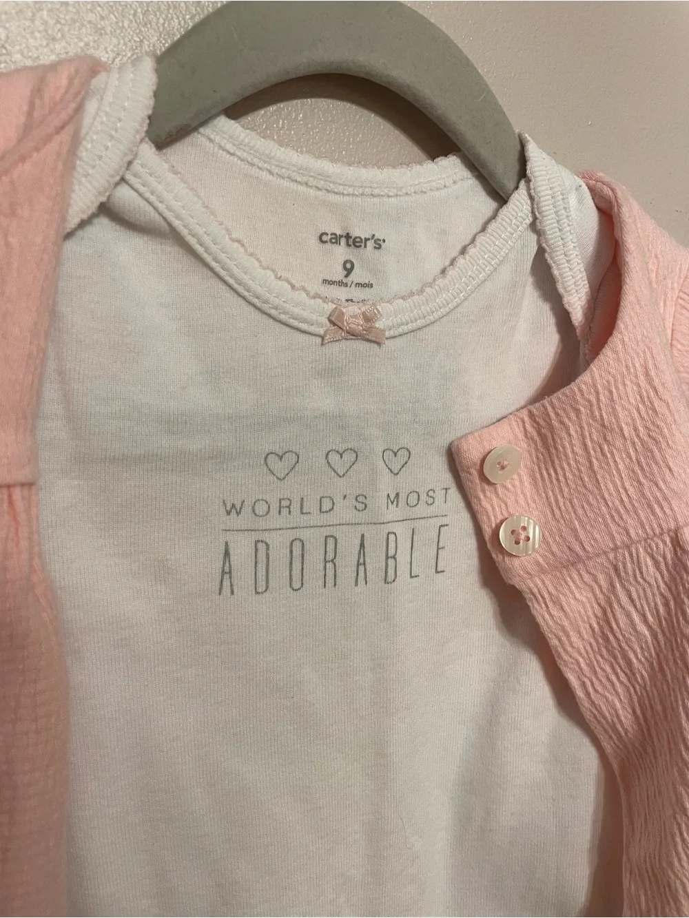 Carters light pink